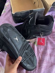 Air Jordan 4 Retro Black Cat Sneakers For Men