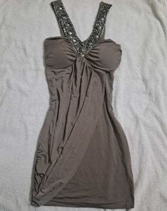 Y2k Brown Party Dress