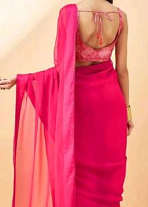 Elegant Pink Saree