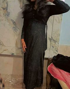 Elegant Black Ethnic Gown