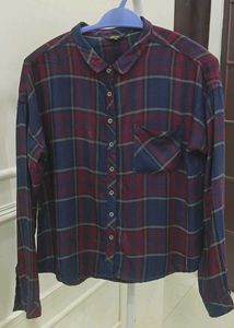 Blue Plaid Shirt