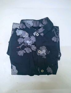 Floral Print Button Down Shirt
