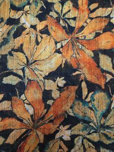 Striped &amp; Floral Print Saree