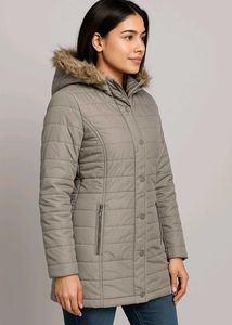 Pre-loved Quilted Warm Winter Jacket for Women
