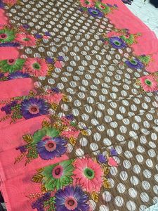 Multi Colour Printed Beautiful Saree