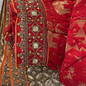 Exclusive Designer  lahanga Red size 40