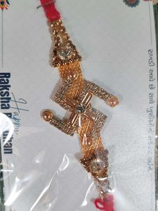 Swastik Rakhi Design