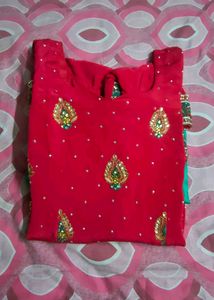 Punjabi kurti with salwar