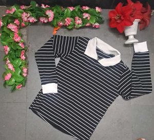 Striped Long Sleeve Top