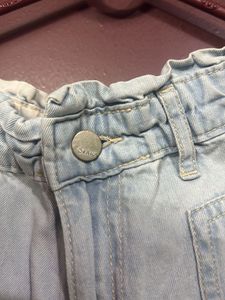 Light Wash Denim Pants Combo