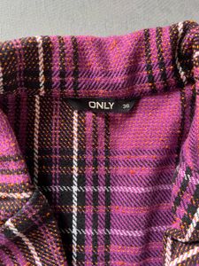 Plaid Short Sleeve Blazer