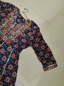 Floral Print Kurta