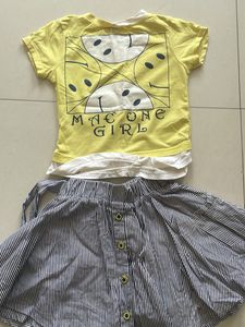 Skirt Top Set