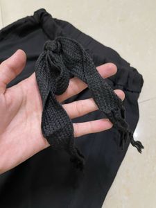 Y2k Strap Bow Wide Leg Korean Baggy Pants