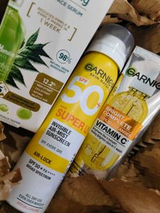 Skincare Bundle: Himalaya &amp; Garnier (sunscreen,fac