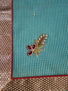 Elegant Striped Saree
