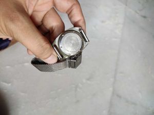 Vintage Silver HMT Watch