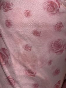 Pink Rose Print Mini Dress