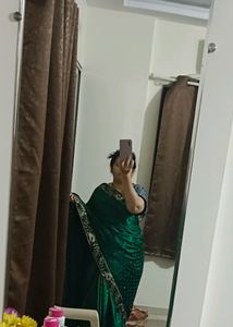 Green Saree