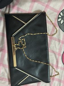 Chic Black Clutch