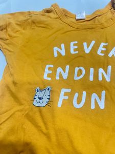 Yellow Tshirt For Boys