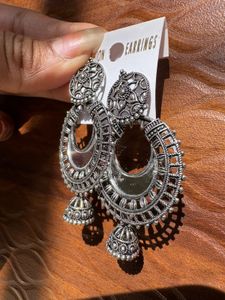 Fashion Earrings - Silver Tone