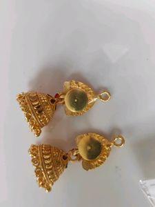 3 Set Of Golden Jhumke