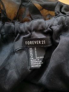 Forever 21 High low Strapless Dress