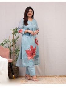 Floral Print Kurta