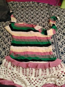 Cute Girls Knitted Dress