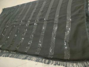 Black Sequinned Saree🖤