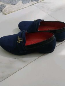 Boys' Navy Blue Loafers
