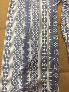 Free size up to 2xl  Blue  Patterned Wide Leg Pant