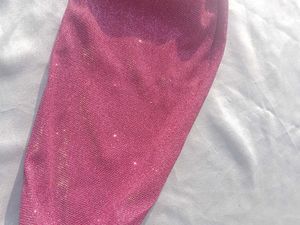 Pink Glittry Crop Top