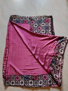 Beautiful 😍 rose 💕💕 colour saree😘