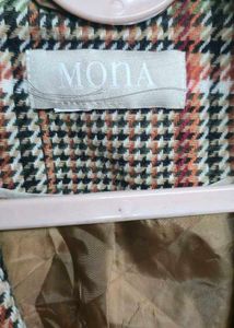 Vintage-Inspired Plaid Blazer with Elbow Patch