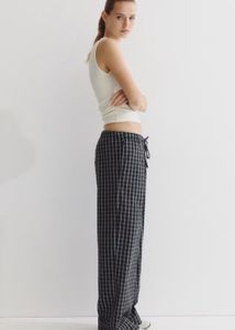 Checkered Pull-on Trouser