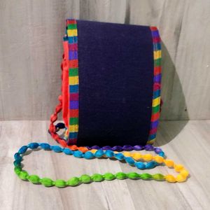 Embroidered Sling Bag