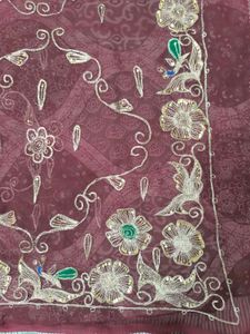 vintage Aari tari saree