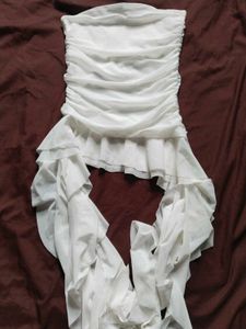 Elegant White Ruffle Top