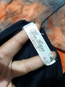 53010. Blue Brooklyn Crop Top