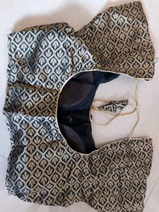 Black And Golden Blouse