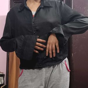 “Chic meets comfort — grab this sleek black satin