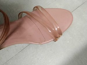 Elegant Pink Heeled Sandals