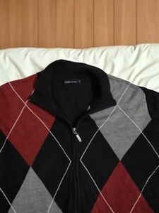 🇦🇮Men Zipper Front Open Full Sleeves Sweater