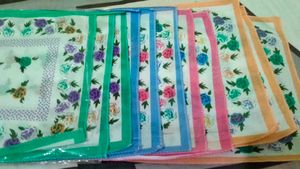 11 Floral Handkerchiefs