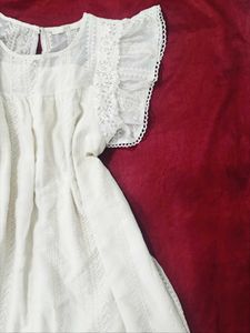 Lolita Lace Dress With Flutter Sleeves