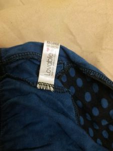 Blue Polka Dot Panties