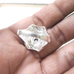 Pure Silver "Bharat" with lion logo Ring