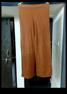 Women&#39;s Ribbed Shoulder Straps Top,Shrug &amp; Trouser